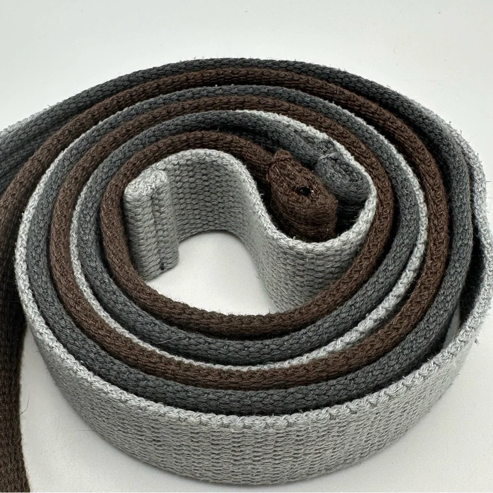 Lot of 3 Belts - approx 32’ long. Gray one in a bit longer than other two.